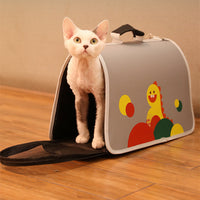 Portable cat carrier
Foldable pet travel bag
Soft-sided cat carrier
Airline-approved cat carrier
Cat travel backpack